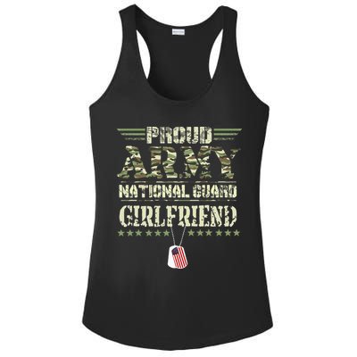 Proud Army National Guard Girlfriend USA Military Veteran Ladies PosiCharge Competitor Racerback Tank