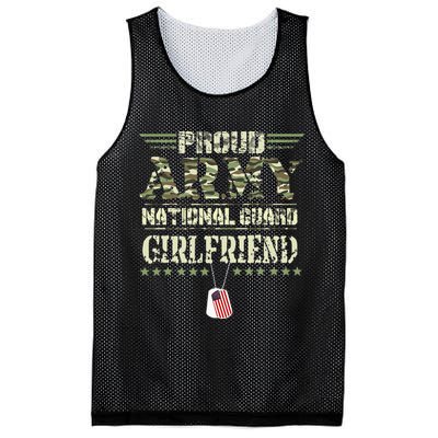 Proud Army National Guard Girlfriend USA Military Veteran Mesh Reversible Basketball Jersey Tank