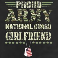 Proud Army National Guard Girlfriend USA Military Veteran Hat