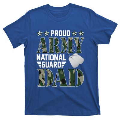 Proud Army National Guard Dad Military Family Veteran Cute Gift T-Shirt