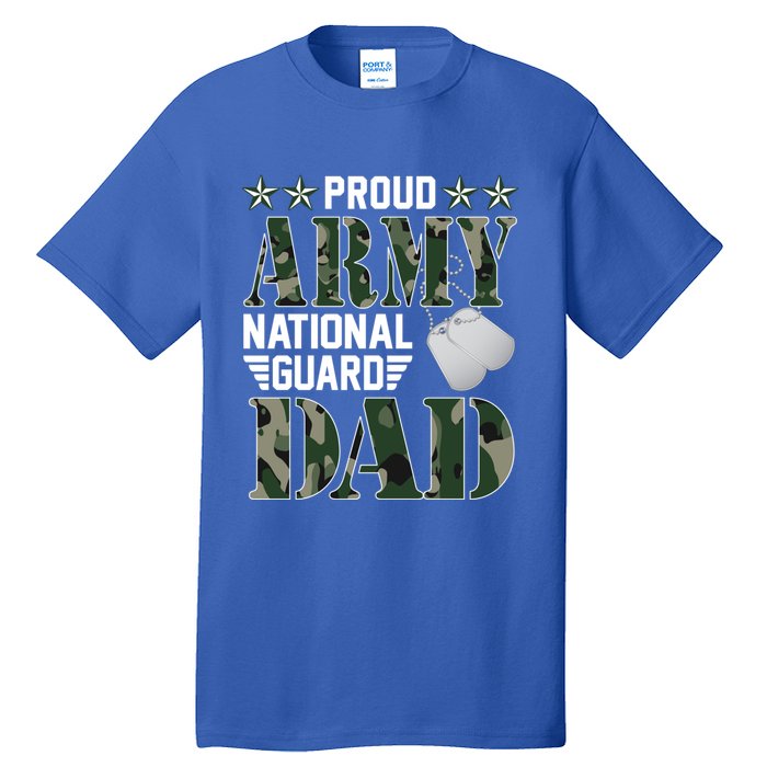 Proud Army National Guard Dad Military Family Veteran Cute Gift Tall T-Shirt