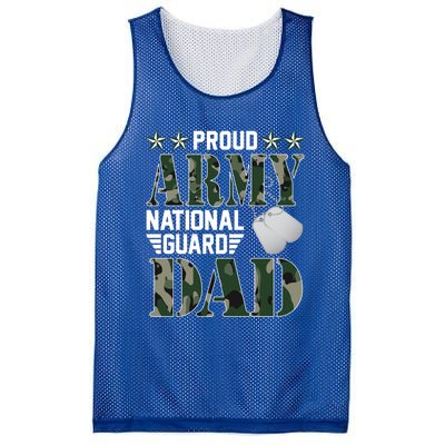 Proud Army National Guard Dad Military Family Veteran Cute Gift Mesh Reversible Basketball Jersey Tank