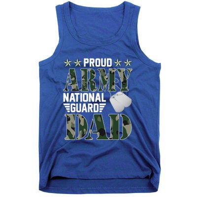 Proud Army National Guard Dad Military Family Veteran Cute Gift Tank Top