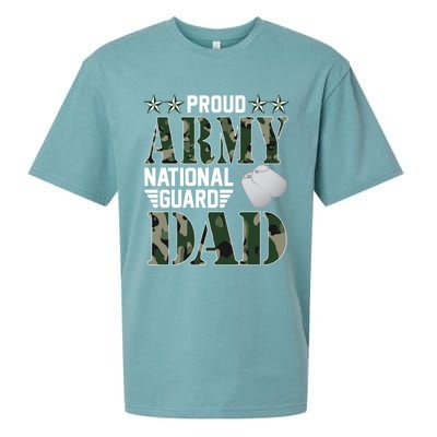 Proud Army National Guard Dad Military Family Veteran Cute Gift Sueded Cloud Jersey T-Shirt