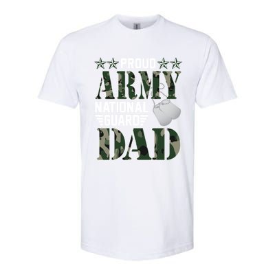 Proud Army National Guard Dad Military Family Veteran Cute Gift Softstyle® CVC T-Shirt