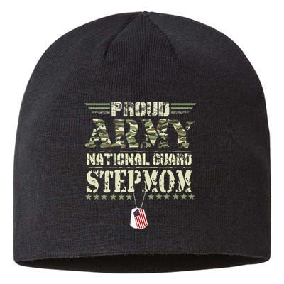 Proud Army National Guard Stepmom US Military Veteran Sustainable Beanie