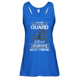 Proud Army National Guard Friend Flag Gift U S Military Gift Ladies Essential Flowy Tank