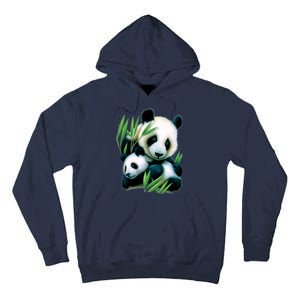 Panda and Cub Tall Hoodie