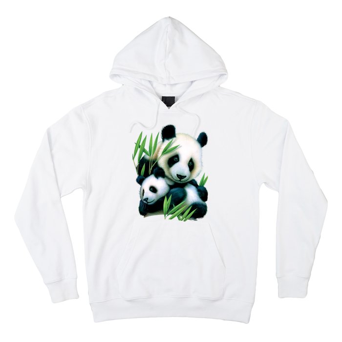 Panda and Cub Hoodie