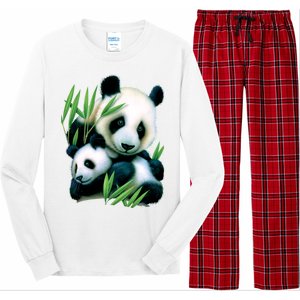 Panda and Cub Long Sleeve Pajama Set