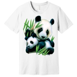 Panda and Cub Premium T-Shirt