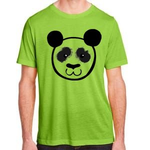 Panda Bear Face Silhouette  Adult ChromaSoft Performance T-Shirt