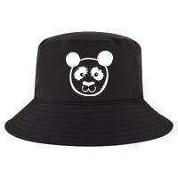 Panda Bear Face Silhouette  Cool Comfort Performance Bucket Hat