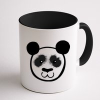 Panda Bear Face Silhouette  Mug