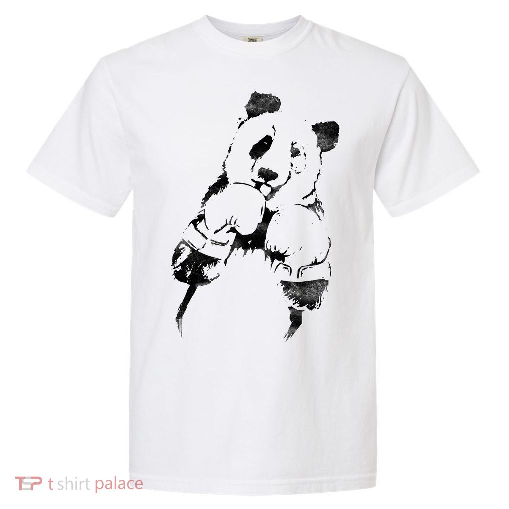 Panda Boxing Vintage Garment-Dyed Heavyweight T-Shirt