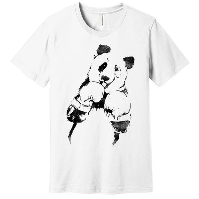 Panda Boxing Vintage Premium T-Shirt