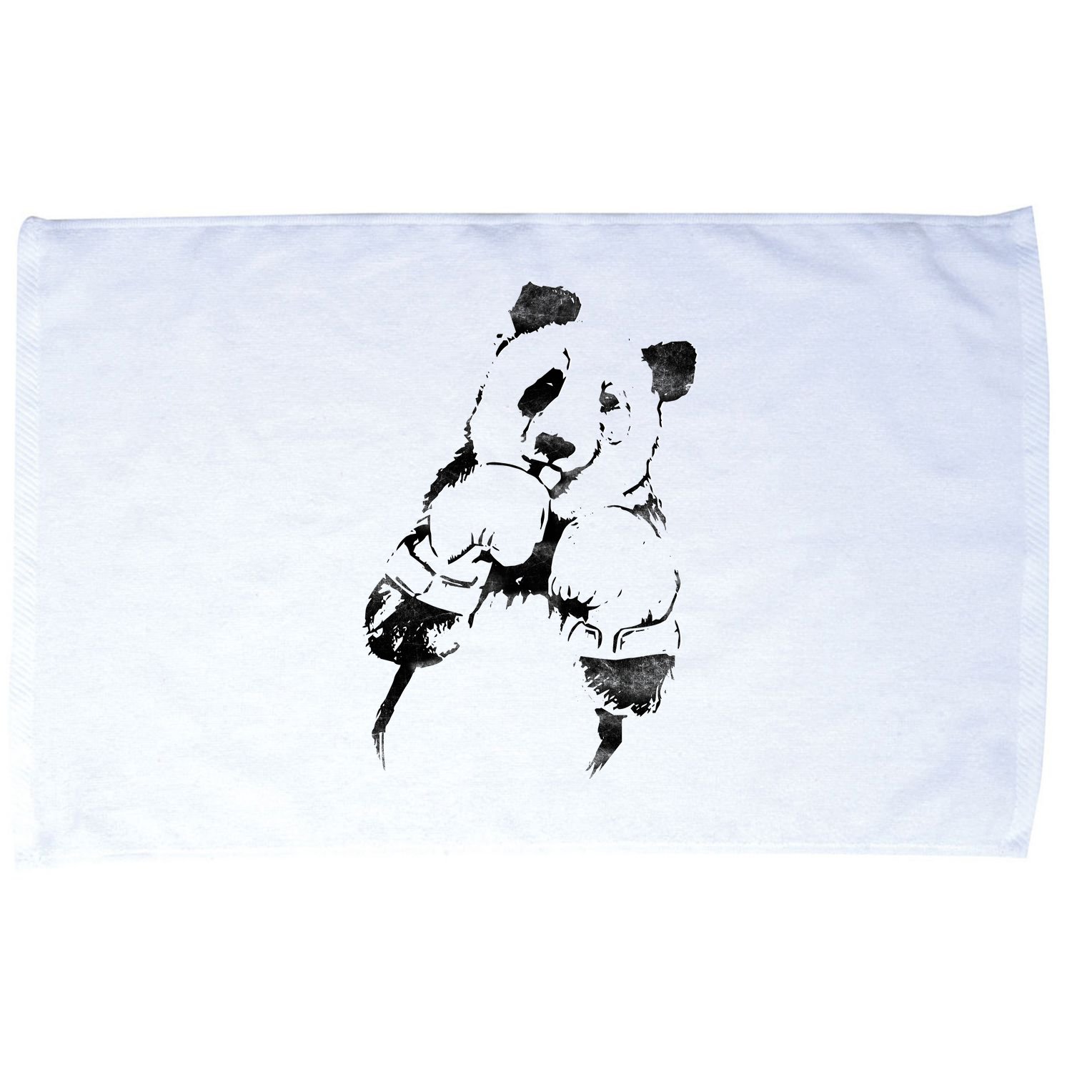 Panda Boxing Vintage Microfiber Hand Towel