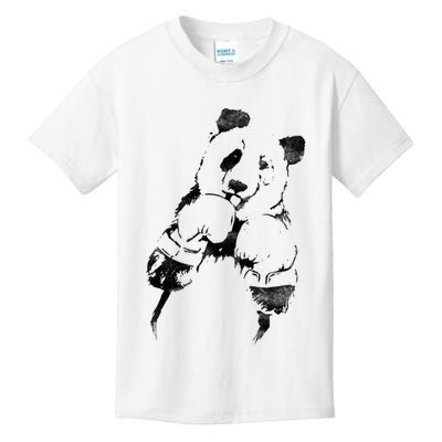 Panda Boxing Vintage Kids T-Shirt