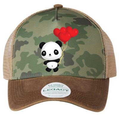 Panda Full Of Hearts Legacy Tie Dye Trucker Hat