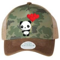 Panda Full Of Hearts Legacy Tie Dye Trucker Hat