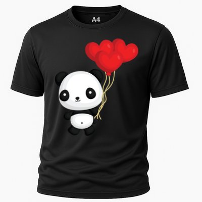 Panda Full Of Hearts Performance Shirt