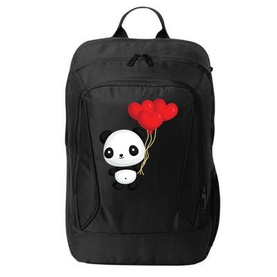 Panda Full Of Hearts City Backpack