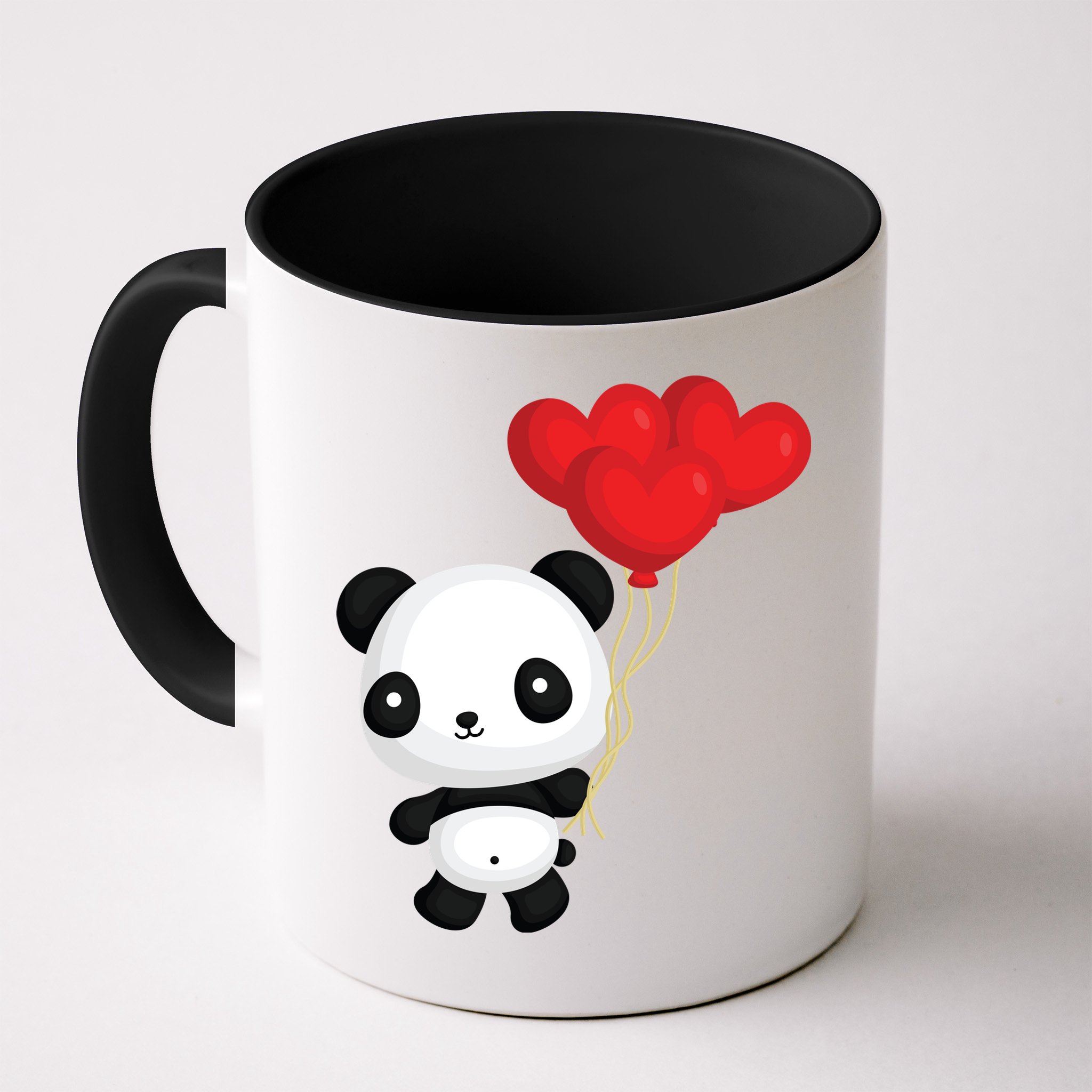 Panda Full Of Hearts Mug