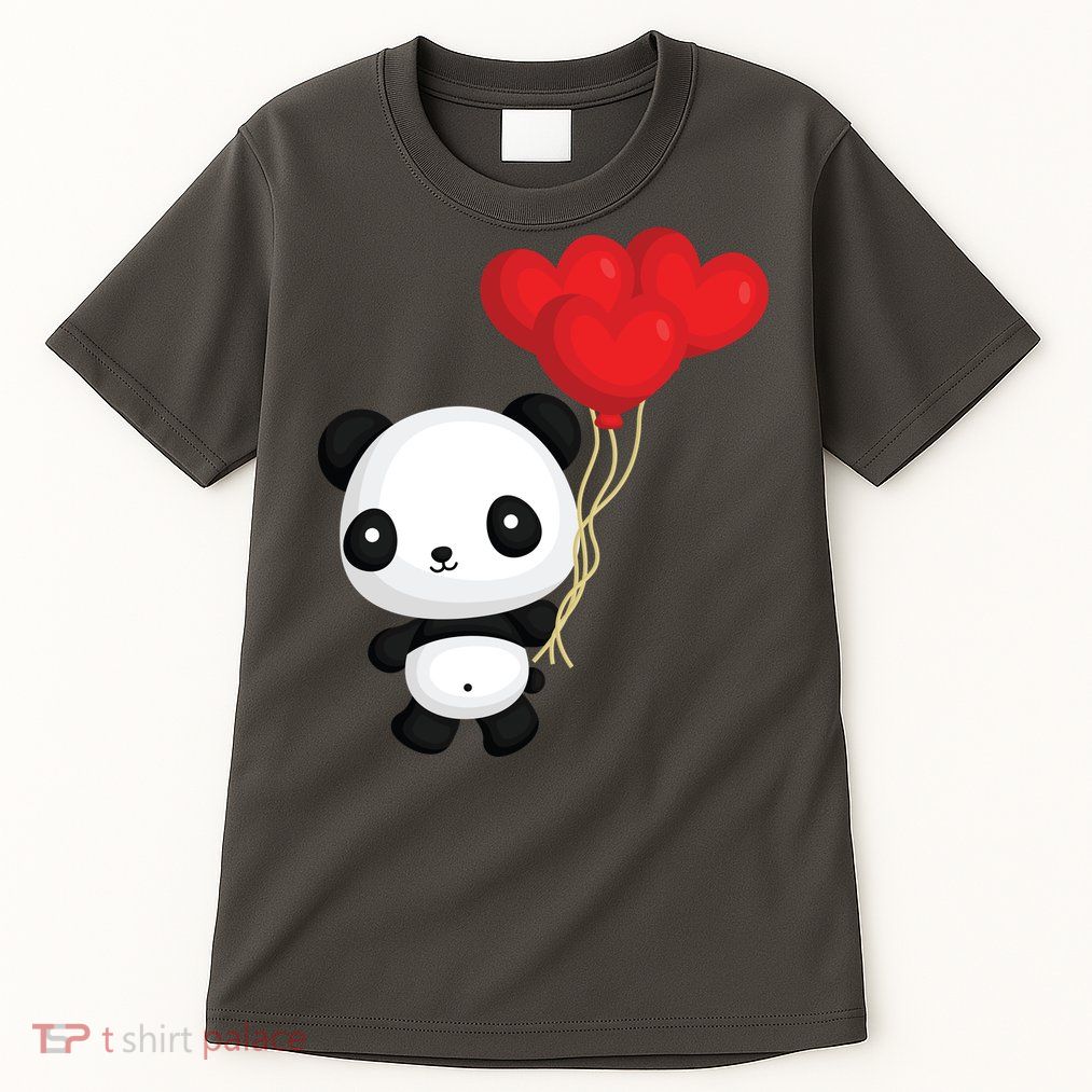 Panda Full Of Hearts Tall T-Shirt