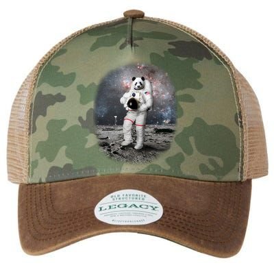 Panda In Space Astronaut Legacy Tie Dye Trucker Hat