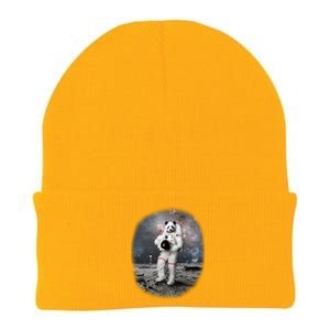 Panda In Space Astronaut Knit Cap Winter Beanie