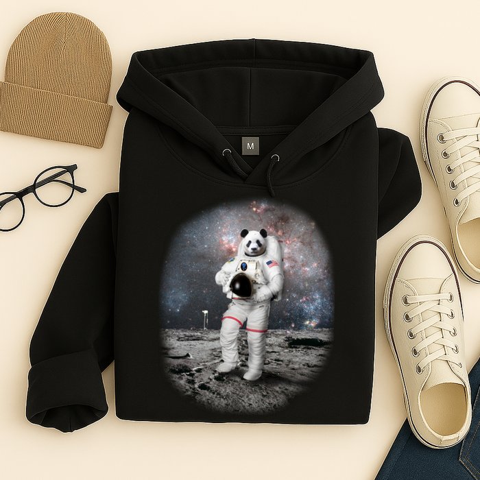 Panda In Space Astronaut Hoodie
