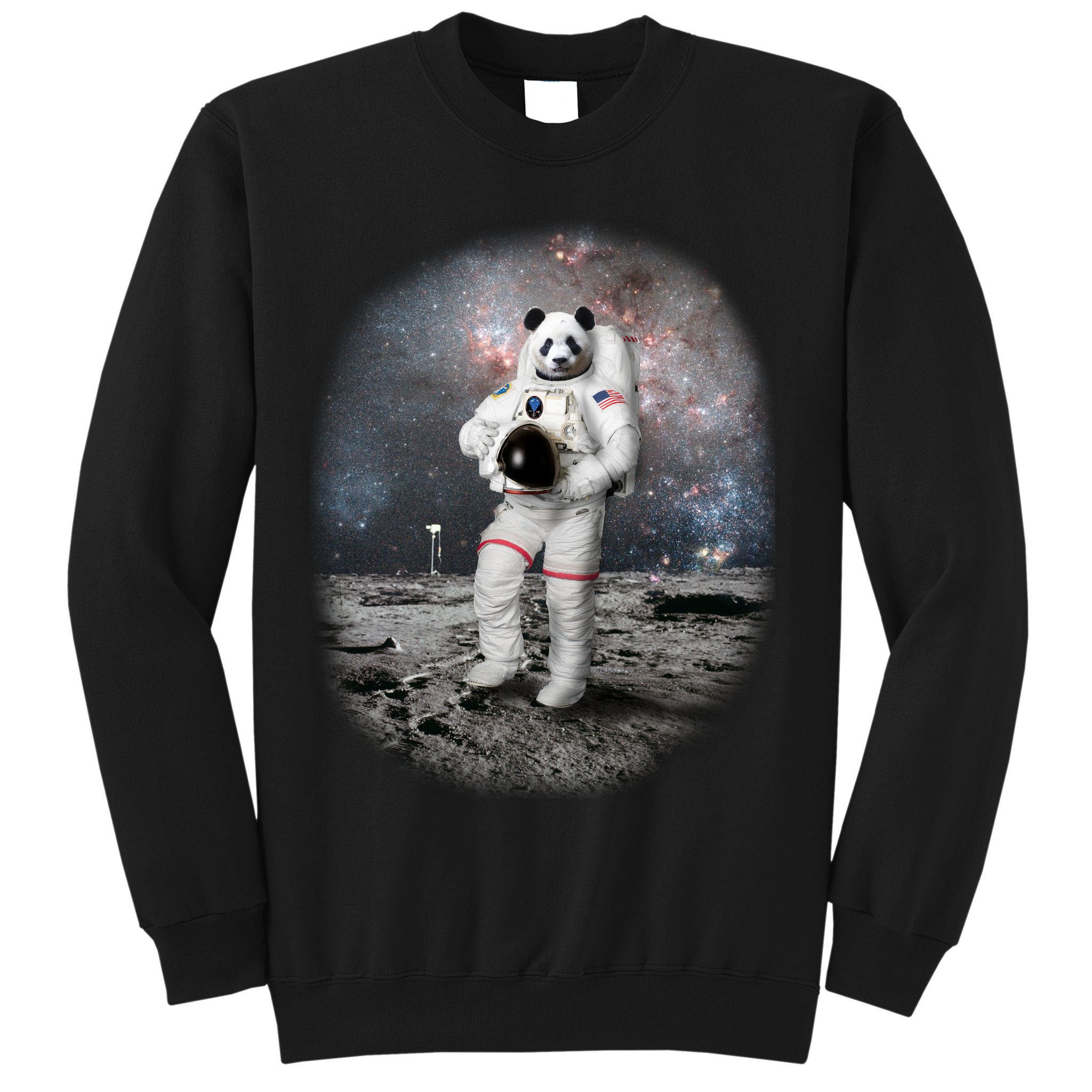 Panda In Space Astronaut Sweatshirt