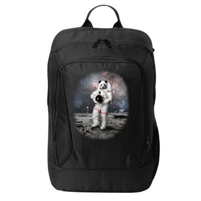 Panda In Space Astronaut City Backpack