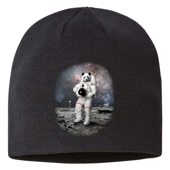 Panda In Space Astronaut Sustainable Beanie
