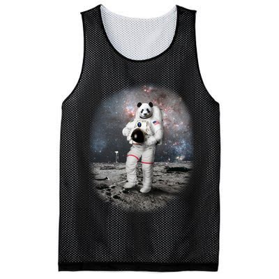 Panda In Space Astronaut Mesh Reversible Basketball Jersey Tank