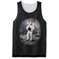 Panda In Space Astronaut Mesh Reversible Basketball Jersey Tank