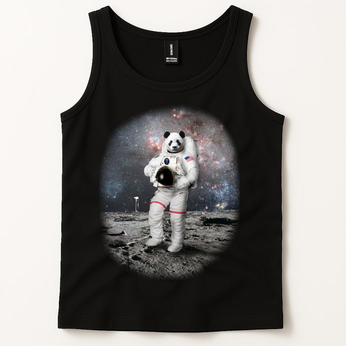 Panda In Space Astronaut Tank Top