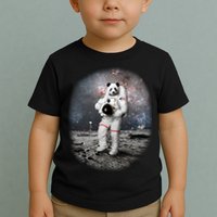 Panda In Space Astronaut Toddler T-Shirt