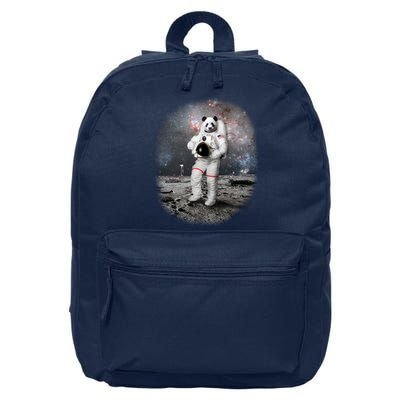 Panda In Space Astronaut 16 in Basic Backpack