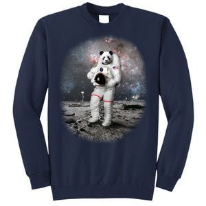 Panda In Space Astronaut Tall Sweatshirt