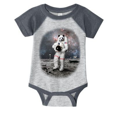 Panda In Space Astronaut Infant Baby Jersey Bodysuit