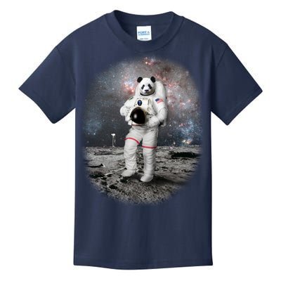 Panda In Space Astronaut Kids T-Shirt