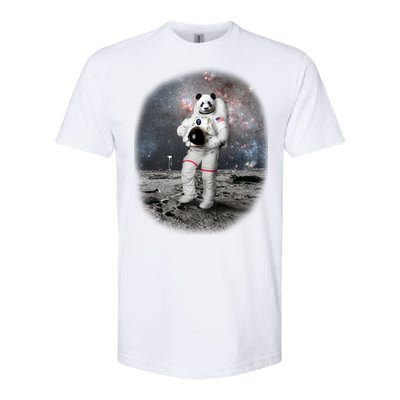 Panda In Space Astronaut Softstyle® CVC T-Shirt