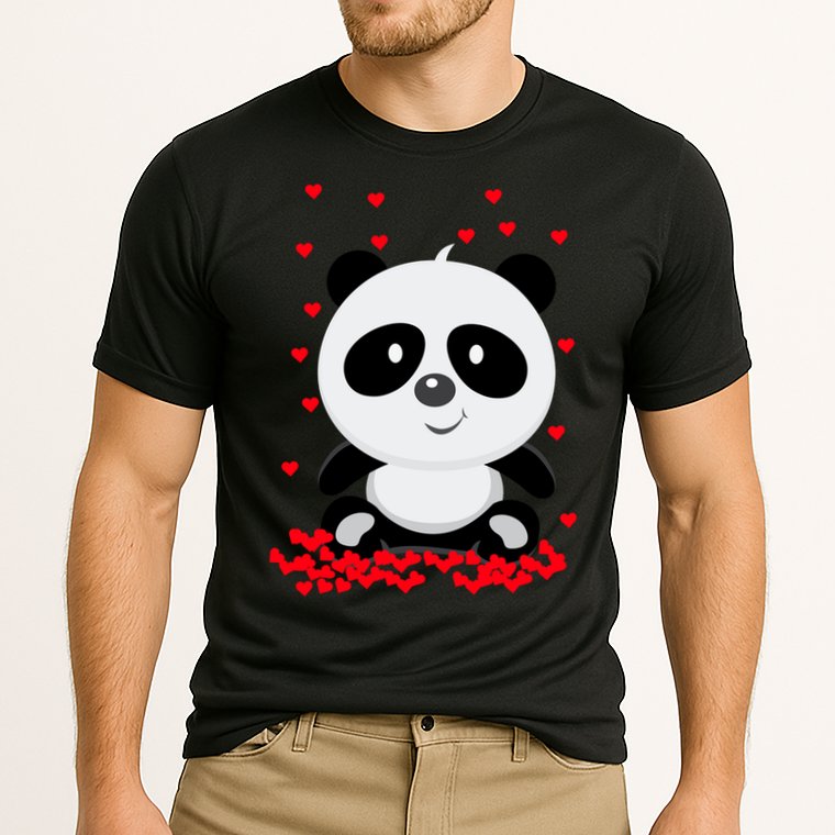 Panda Love Cooling Performance Crew T-Shirt
