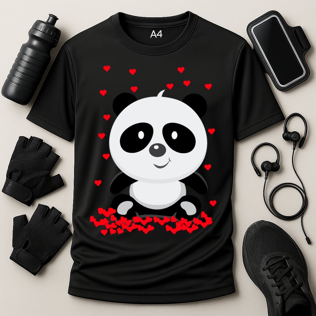 Panda Love Cooling Performance Crew T-Shirt