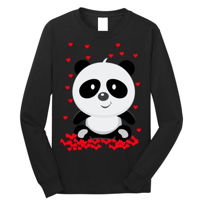 Panda Love Long Sleeve Shirt