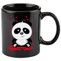 Panda Love 11oz C Handle Ceramic Mug