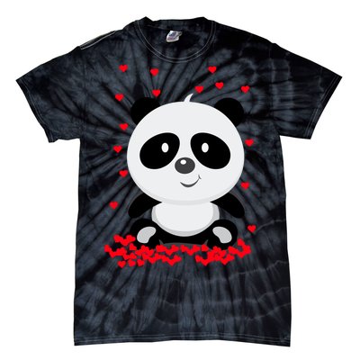 Panda Love Tie-Dye T-Shirt