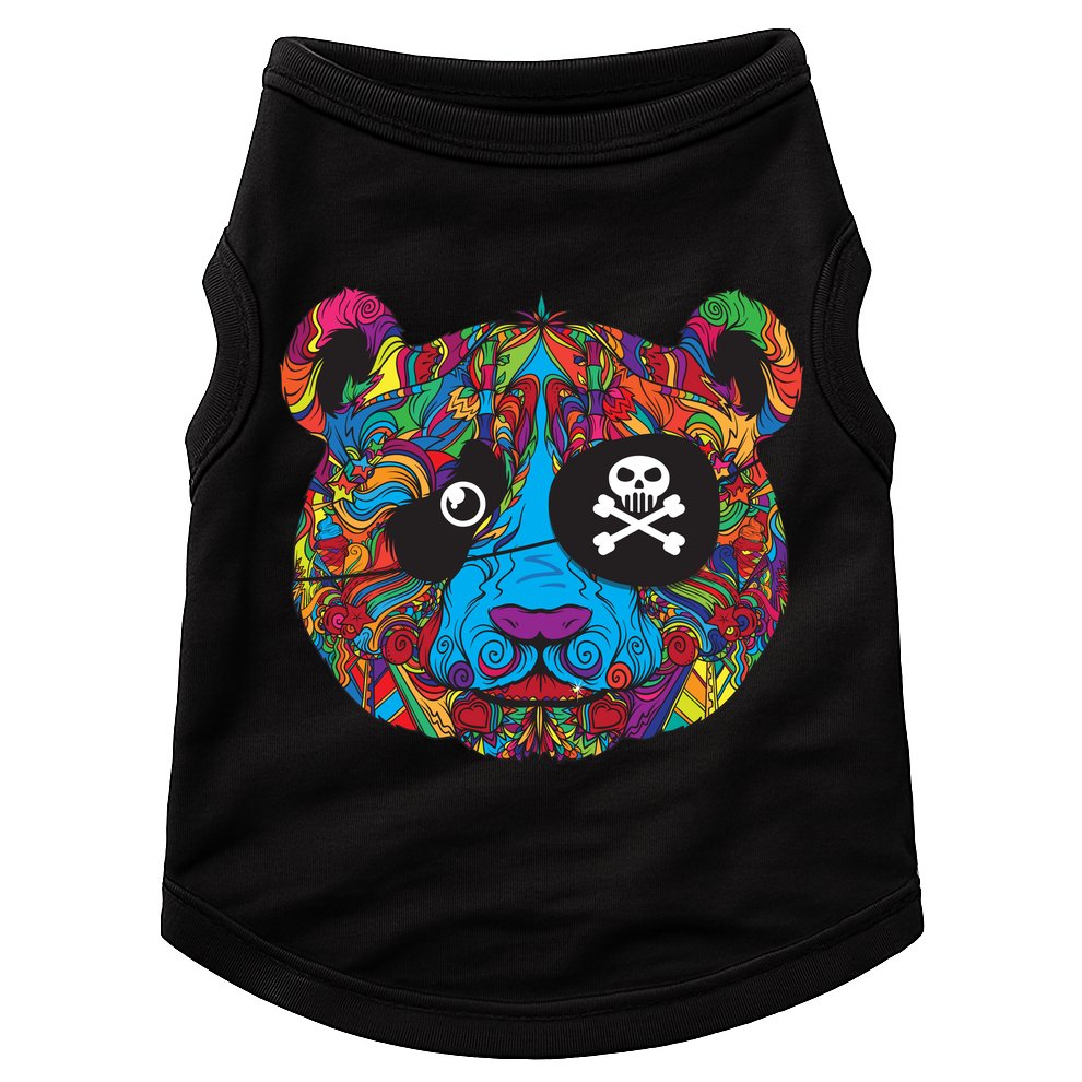 Panda Pirate Abstract Doggie Tank