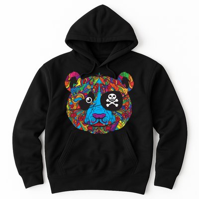 Panda Pirate Abstract Hoodie